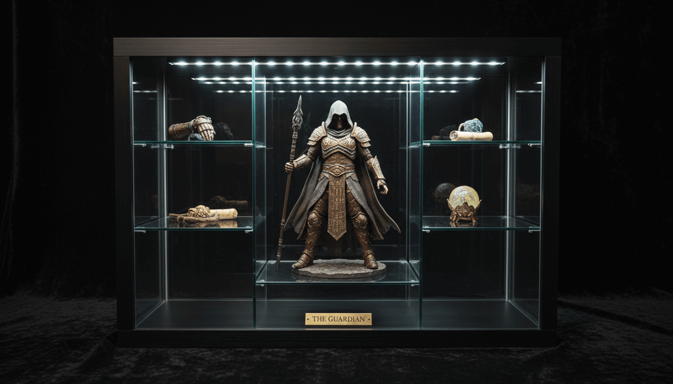 Jedi Master Sol figure in premium collector display case